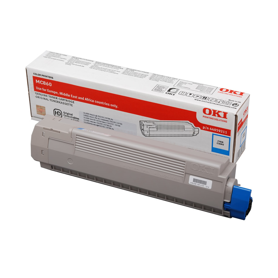 Cyan toner do MC860 (10.000 stránok)