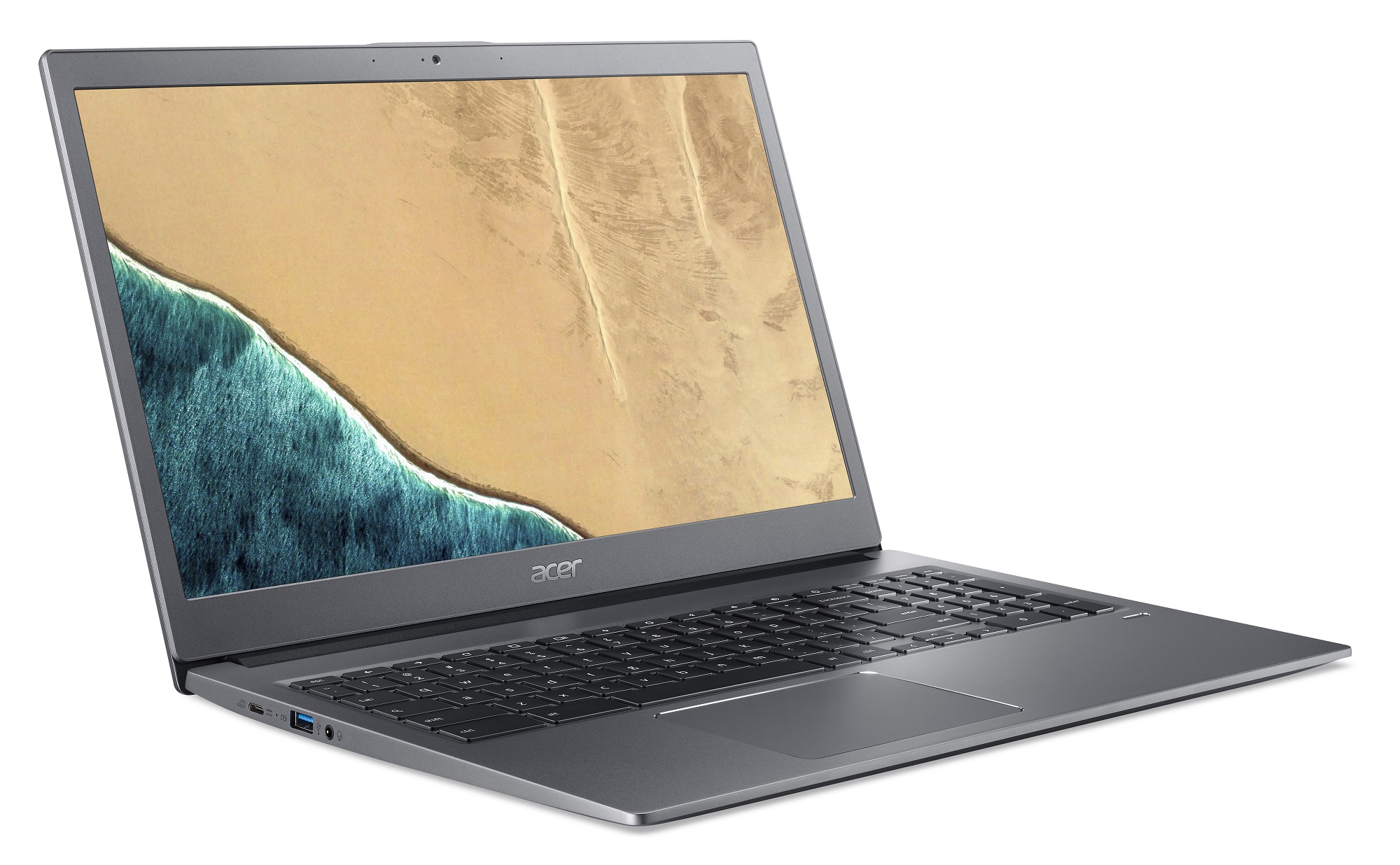 Acer Chromebook/ 715/ i3-8130U/ 15, 6"/ FHD/ 8GB/ 128GB eMMC/ UHD 620/ Chrome/ Gray/ 2R 