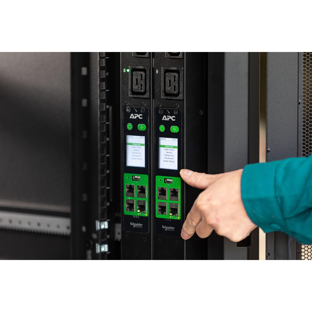 Easy PDU Metered, ZeroU, 22kW, 230V, (18) C13, (6) C19 IEC309 