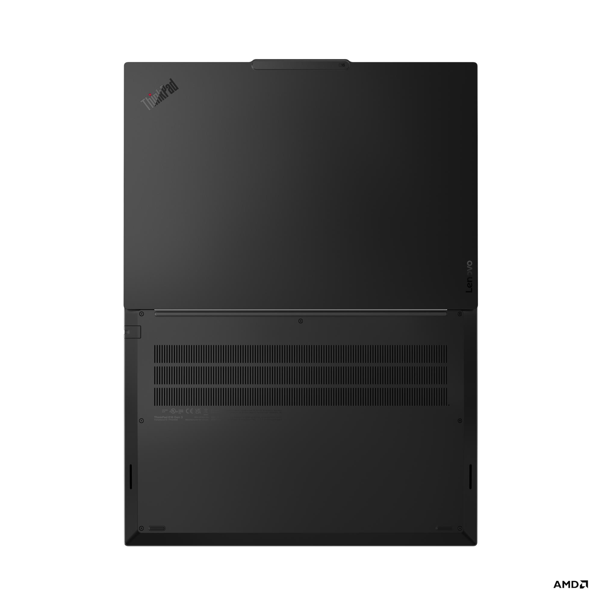 Lenovo ThinkPad E/ ThinkPad E16 Gen 4/ AMD Ryzen™ AI 7 345/ 16"/ WUXGA/ 32GB/ 512GB/ AMD int/ W10P/ Black/ 3R 