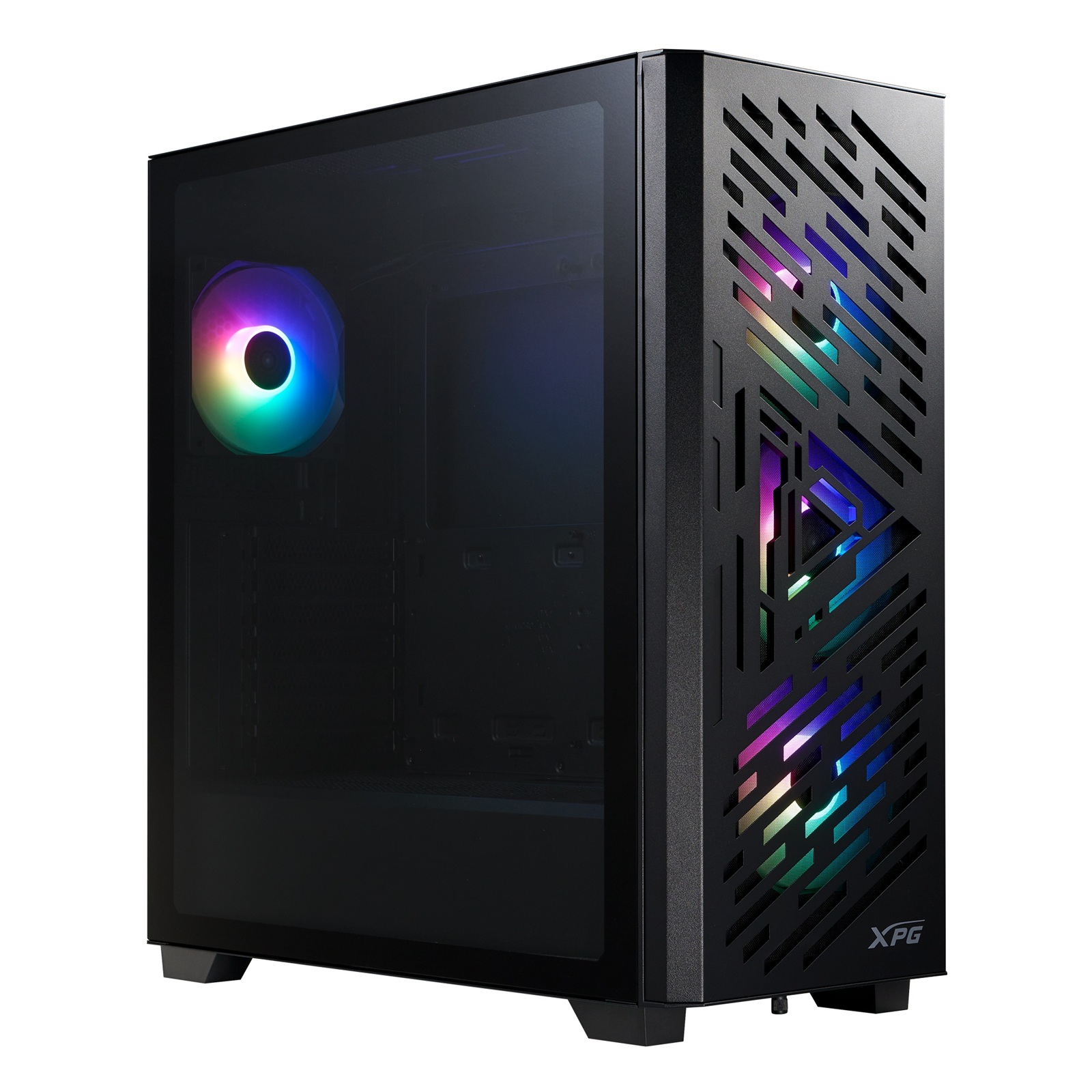 Adata XPG LANDER 501/ Midi Tower/ Transpar./ Čierna 