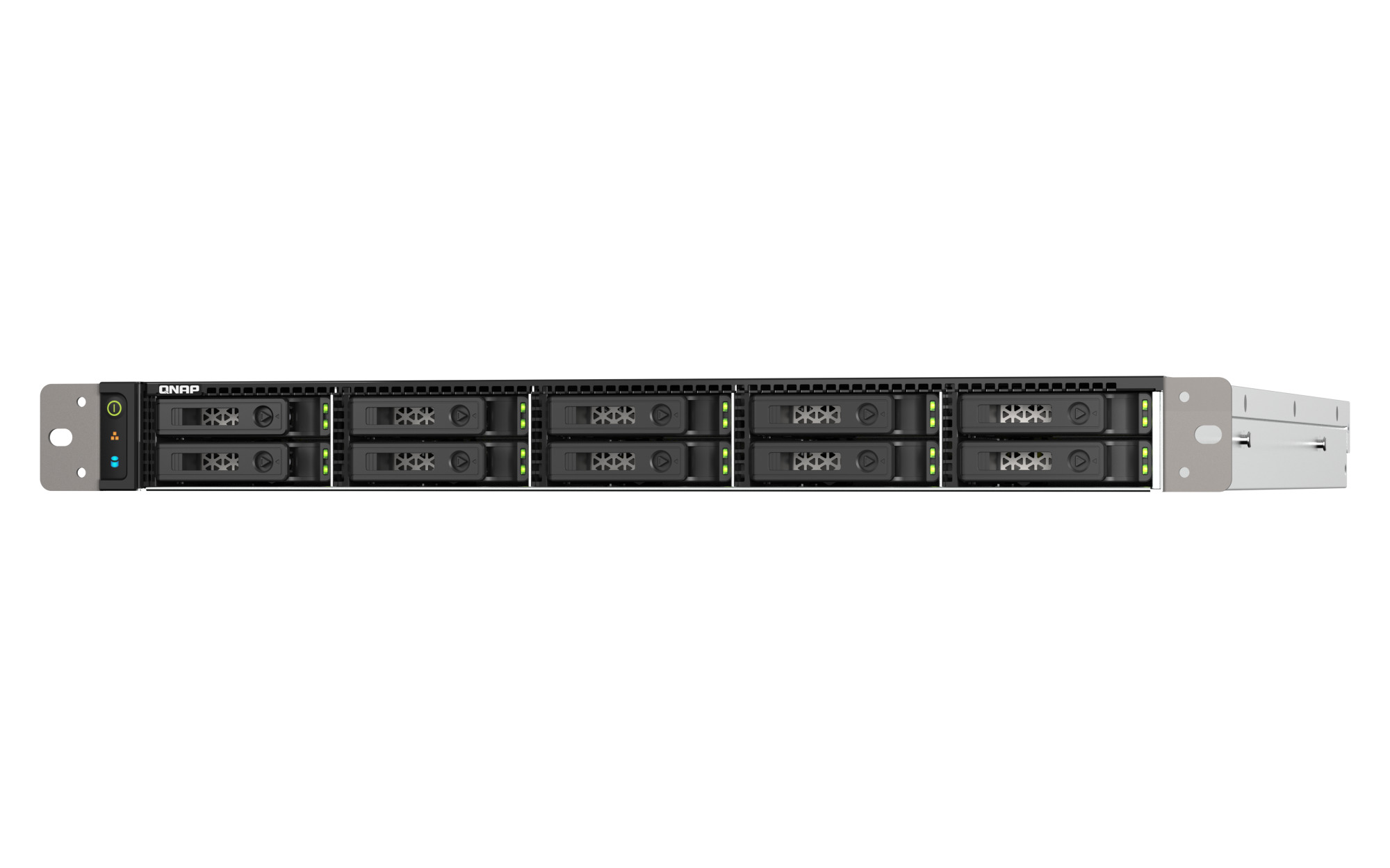 QNAP TS-h1090FU-7302P-64G (AMD EPYC, 64GB ECC RAM, 10x 2, 5" U.2/ U.3/ SATA, 2x 2, 5GbE, 2x 25Gb SFP28) 