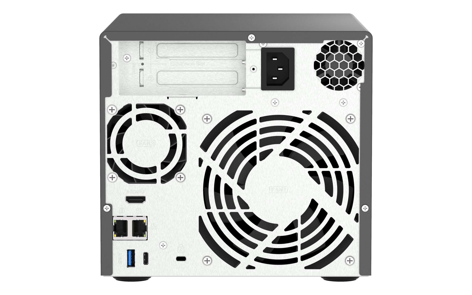 QNAP TVS-h474-i3-8G (4core 4, 3GHz, ZFS, 16GB RAM, 4x SATA, 2x M.2 NVMe, 2x PCIe, 2x 2, 5GbE, HDMI) 