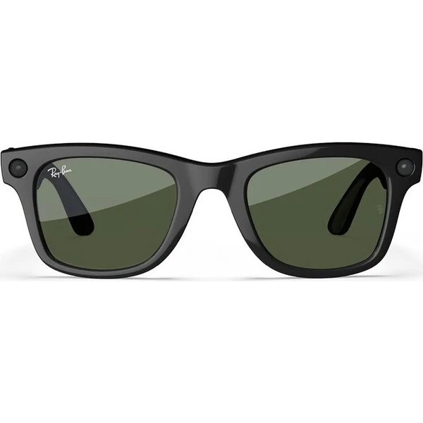 Meta Ray-Ban Gen2 Wayfarer, Black, G15 Green 