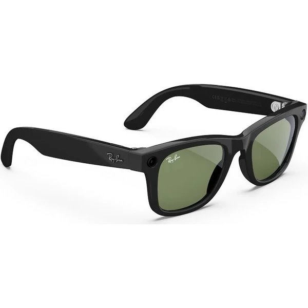 Meta Ray-Ban Gen2 Wayfarer, Black, G15 Green 