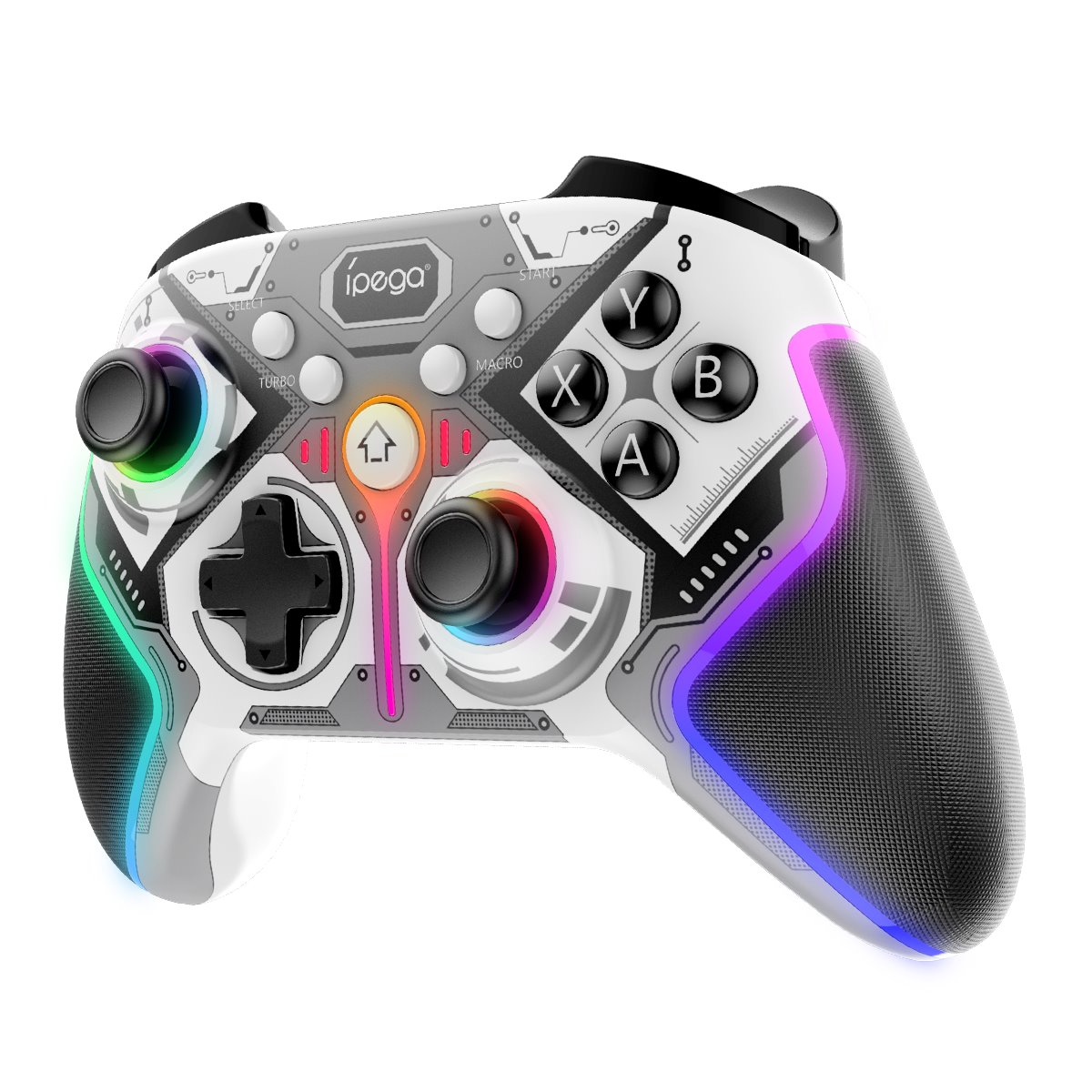 iPega 9666HH Bluetooth RGB Gamepad pre Android/ iOS/ PS3/ PS4/ PC/ N-Switch Gray 