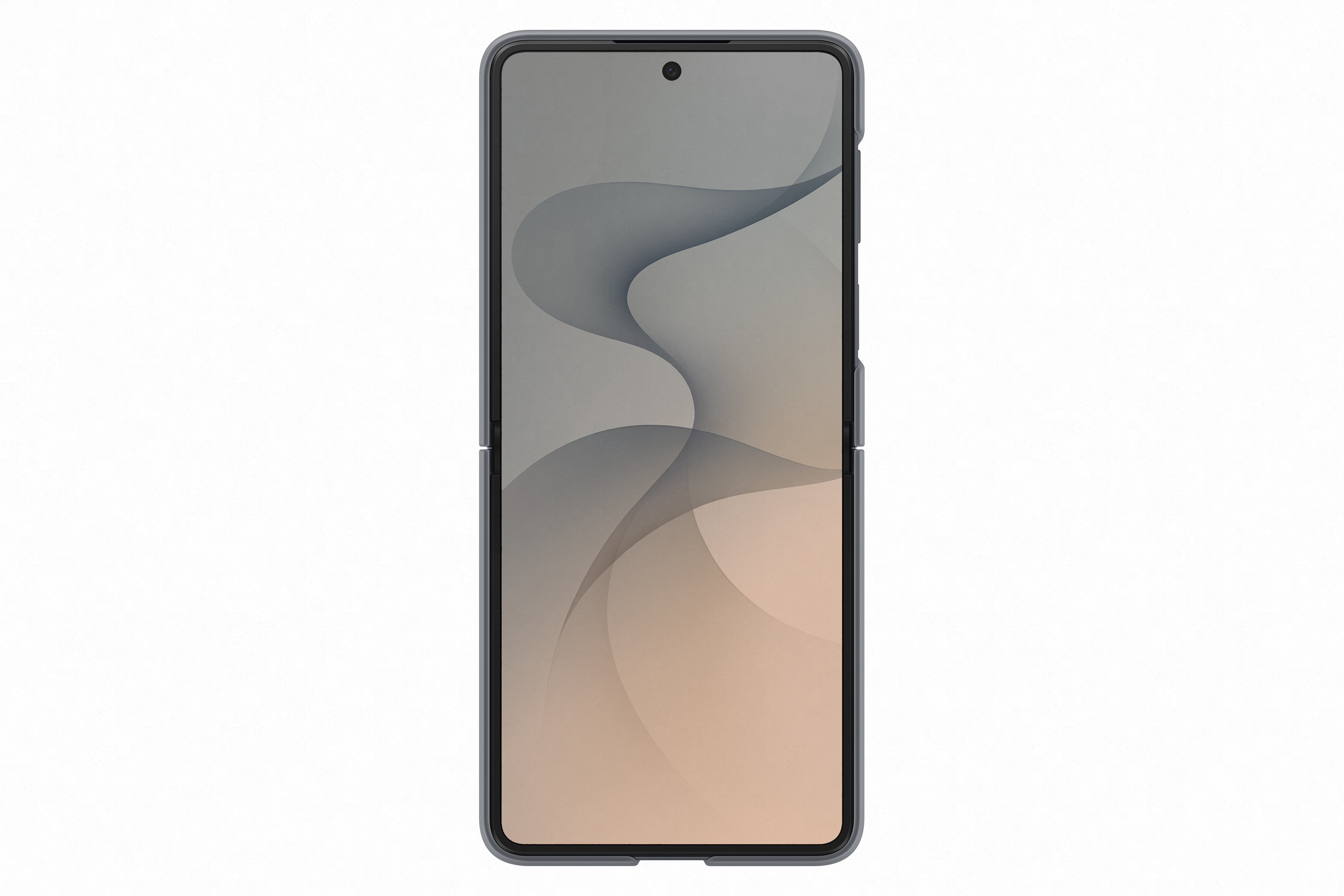 Samsung Silikónový magnetický kryt s držiakom na prst pre Galaxy Z Flip8, Graphite 