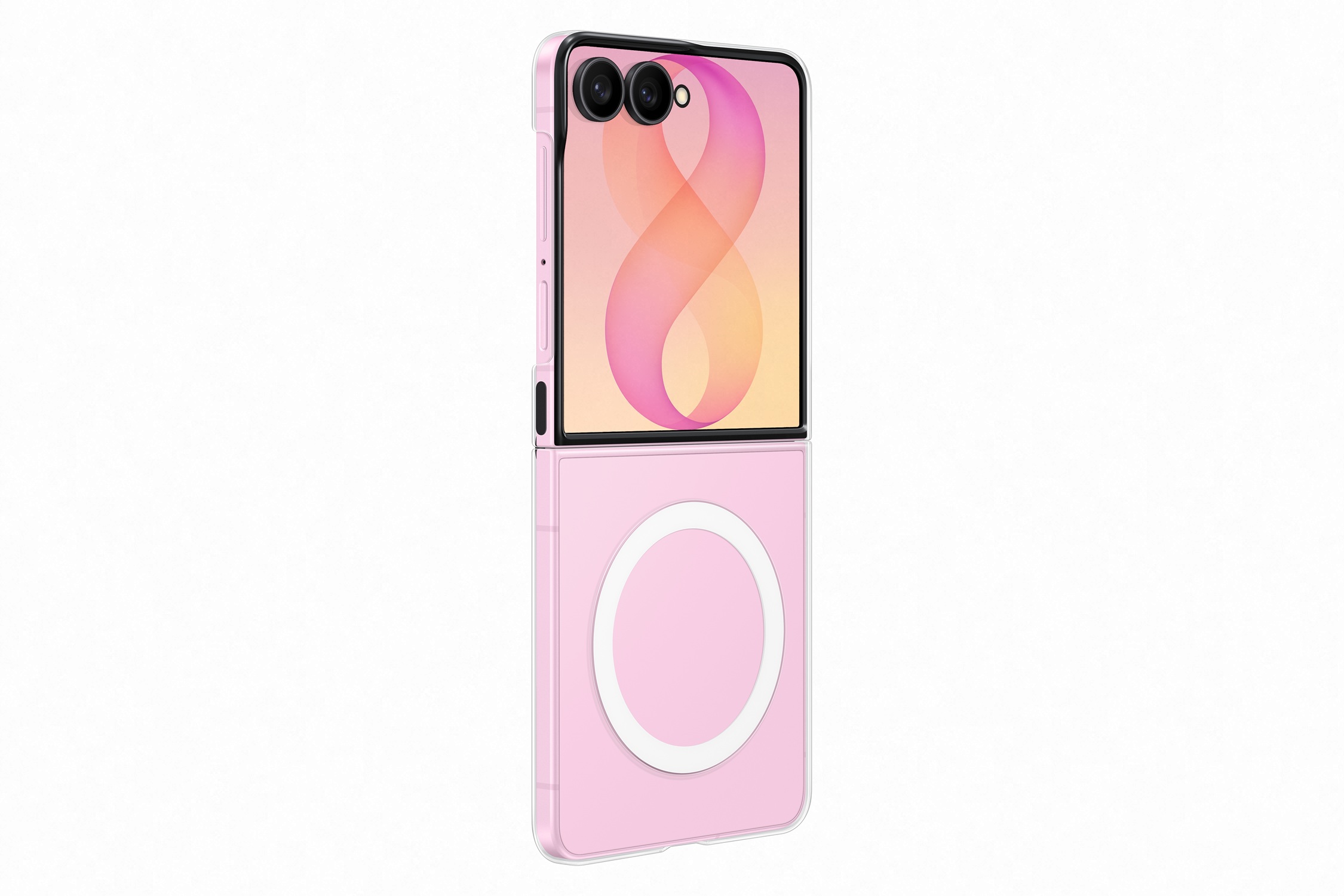 Samsung Priehľadný kryt s magnetom pre Galaxy Z Flip8, Transparent 