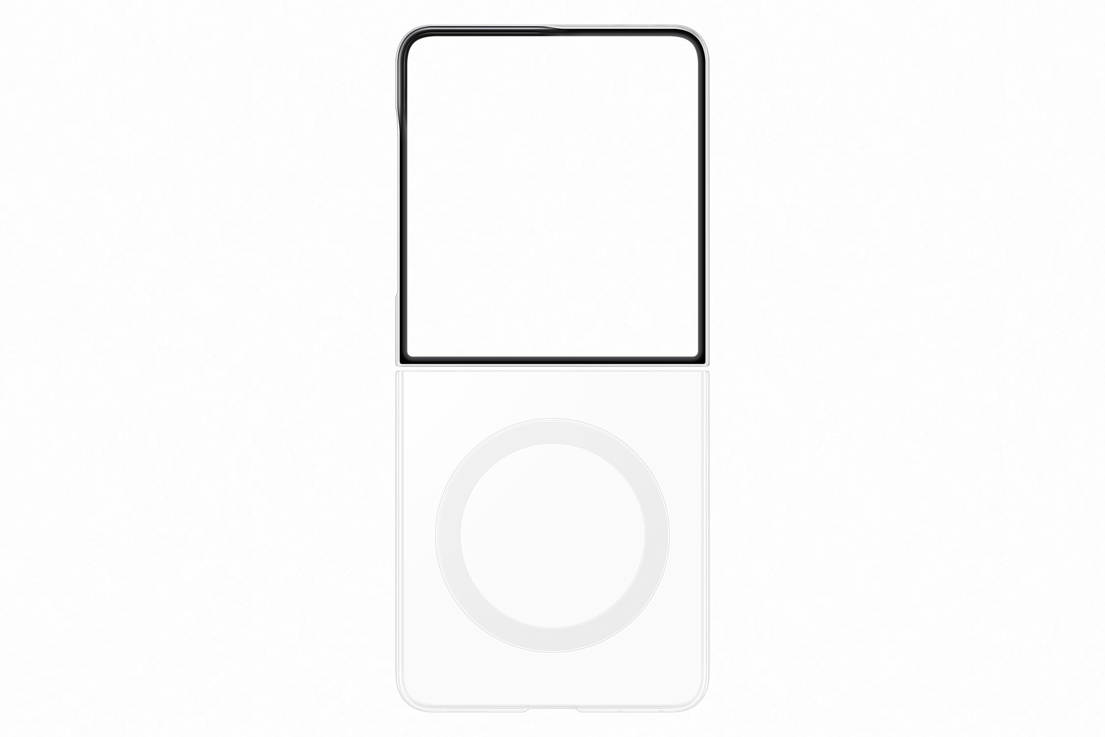 Samsung Priehľadný kryt s magnetom pre Galaxy Z Flip8, Transparent 