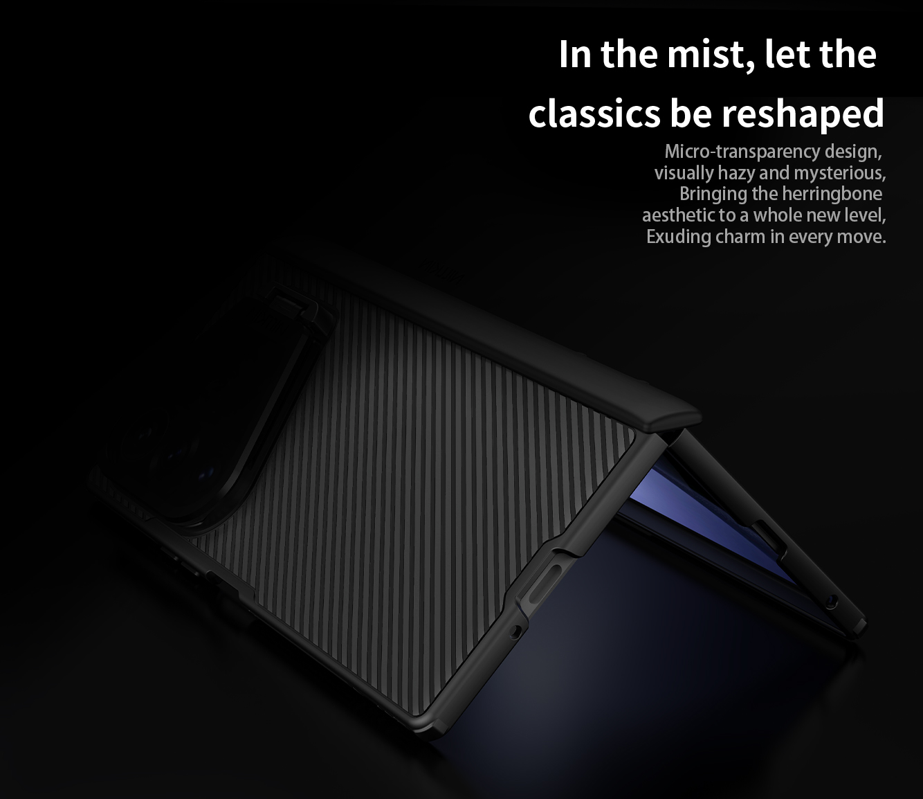 Nillkin CamShield Prop Magnetic (Transparent Lens) Zadný Kryt pre Samsung Galaxy Z Fold 8 Ultra Blac 