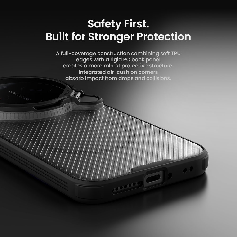 Nillkin CamShield Prop Magnetic (Transparent Lens) Zadný Kryt pre Xiaomi 17 Ultra Transparent Black 
