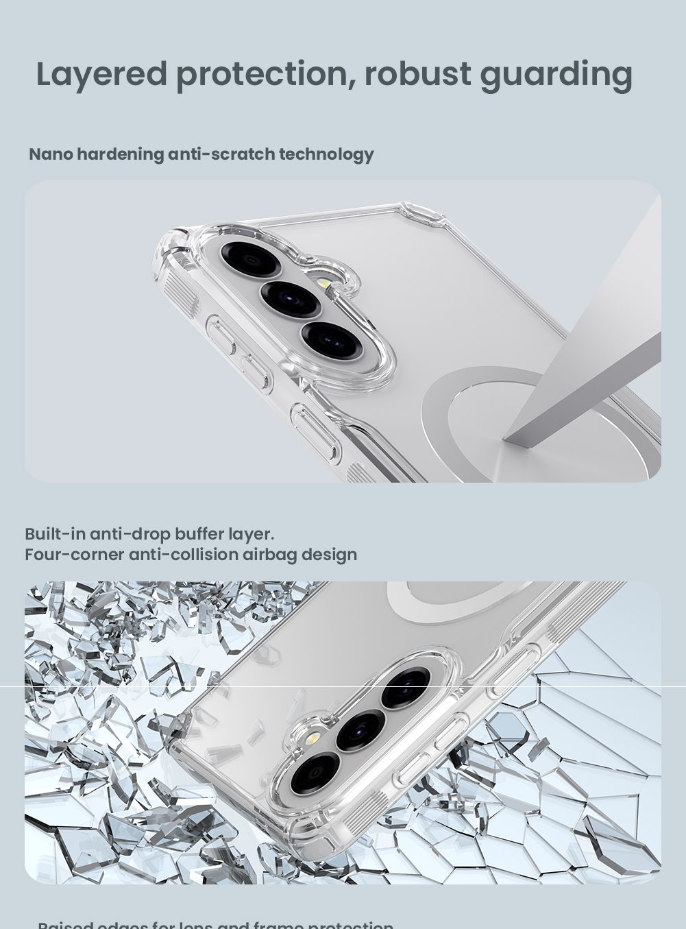 Nillkin Nature TPU PRO Magnetic Kryt pre Samsung Galaxy A57 Transparent 