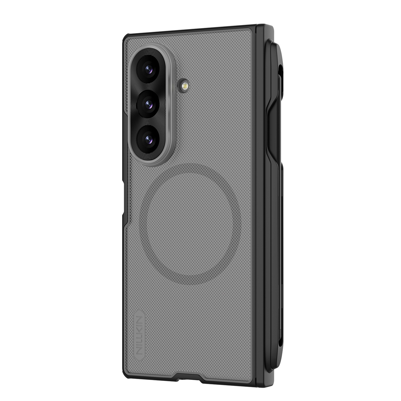 Nillkin Super Frosted FOLD Magnetic Pen Slot Zadný Kryt pre Samsung Galaxy Z Fold 8 Ultra Transparen 