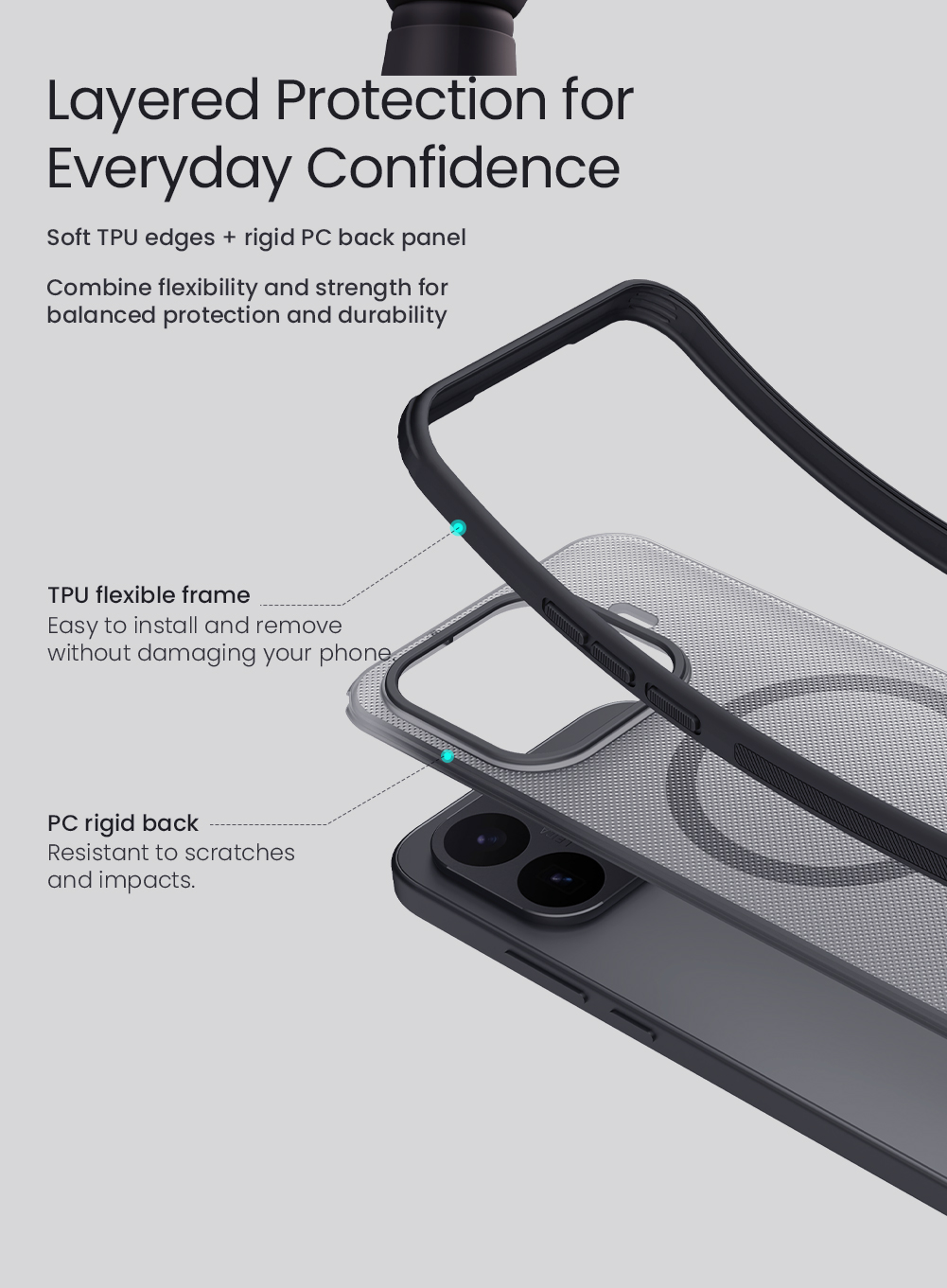 Nillkin Super Frosted PRO Magnetic Zadný Kryt pre Xiaomi 17T Black 