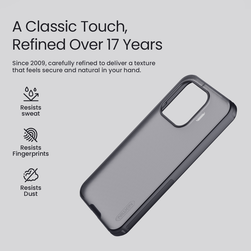 Nillkin Super Frosted PRO Zadný Kryt pre Xiaomi 17T Transparent Black 