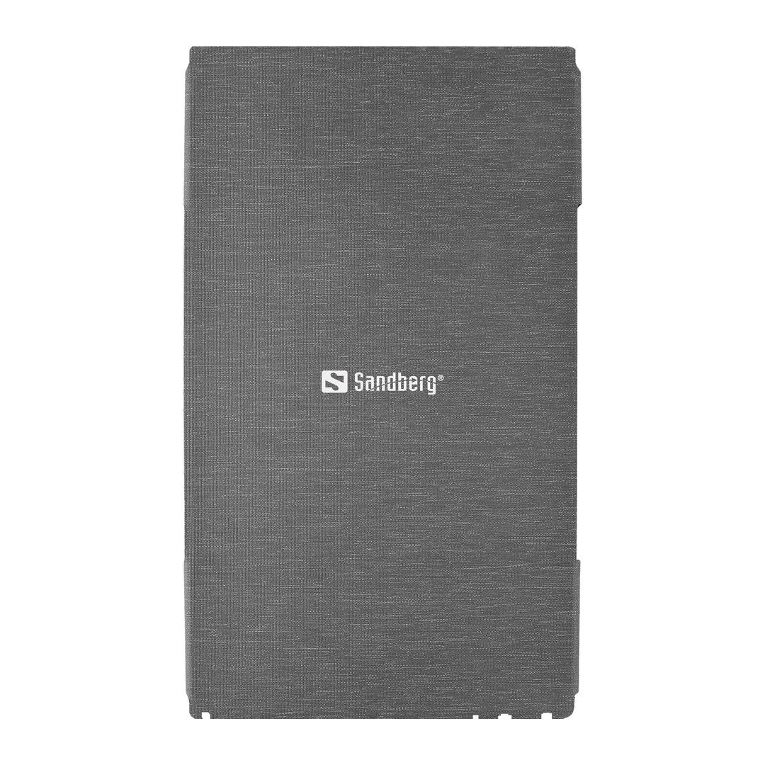 Sandberg Solar Charger 30W USB/ USB-C/ DC, skladacia solárna nabíjačka, čierna 