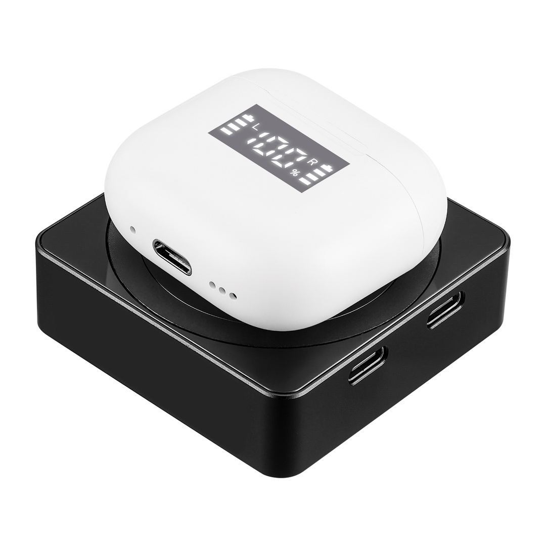 Sandberg 3in1 Magnet Powerbank 5000 mAh, magnetická powerbanka s bezdrôtovým nabíjaním, čierna 
