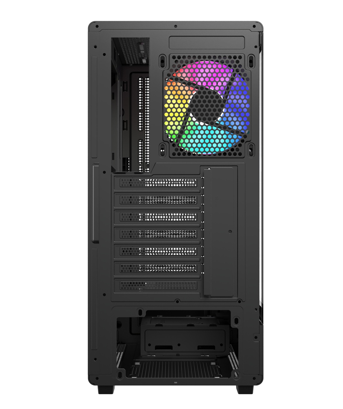 FSP M221-BA/ Midi Tower/ Transpar./ Čierna 