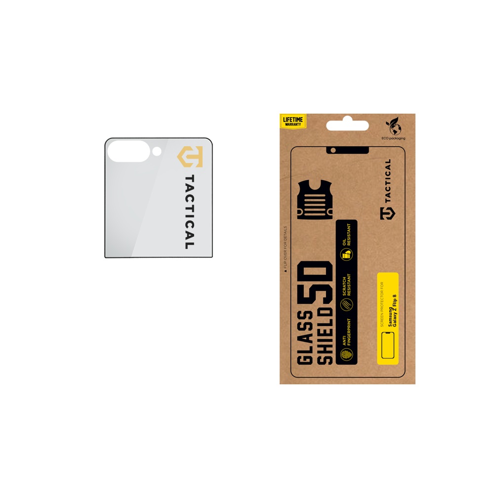 Tactical Glass Shield 5D sklo pre Samsung Galaxy Z Flip 8 Black (Vonkajšie)  