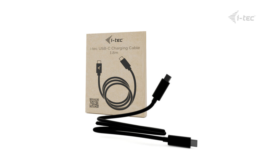 i-tec USB-C PD Charging Cable 1.8m 
