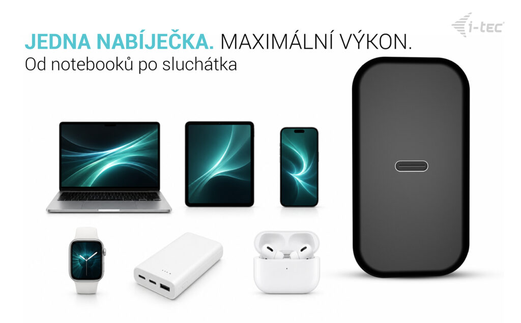 i-tec 100W USB-C Power Delivery GaN Charger 