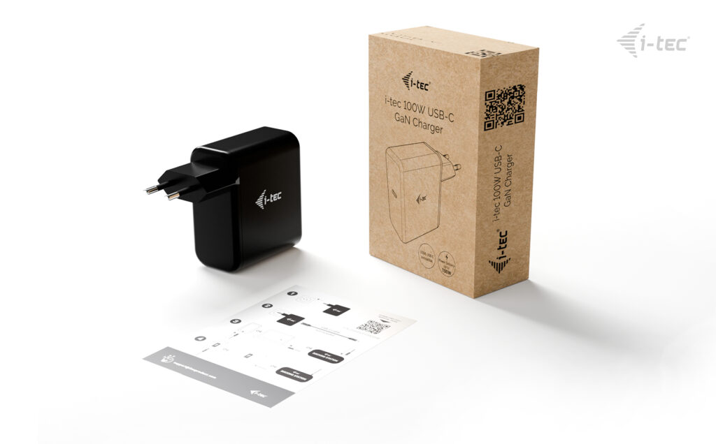 i-tec 100W USB-C Power Delivery GaN Charger 