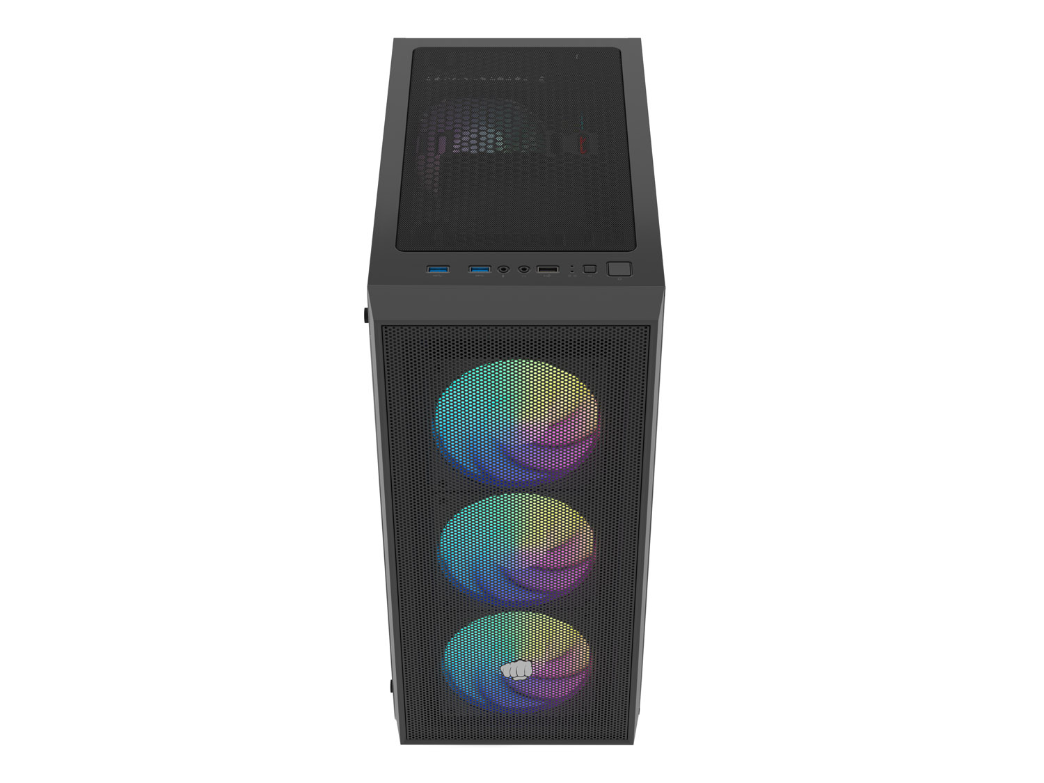 PC skriňa Fury SHOBO SH8F, ARGB, Midi Tower, Čierna 