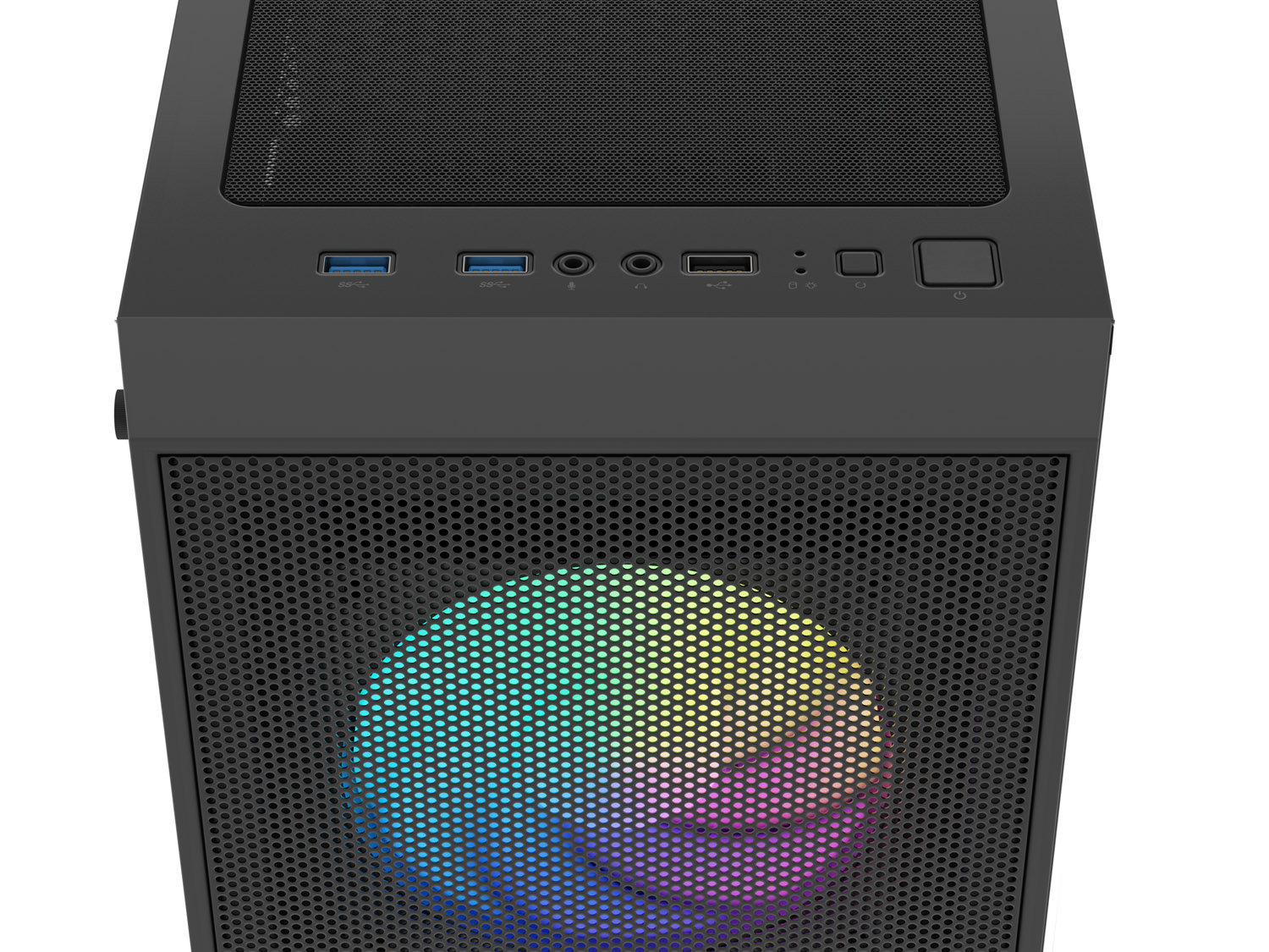 PC skriňa Fury SHOBO SH8F, ARGB, Midi Tower, Čierna 