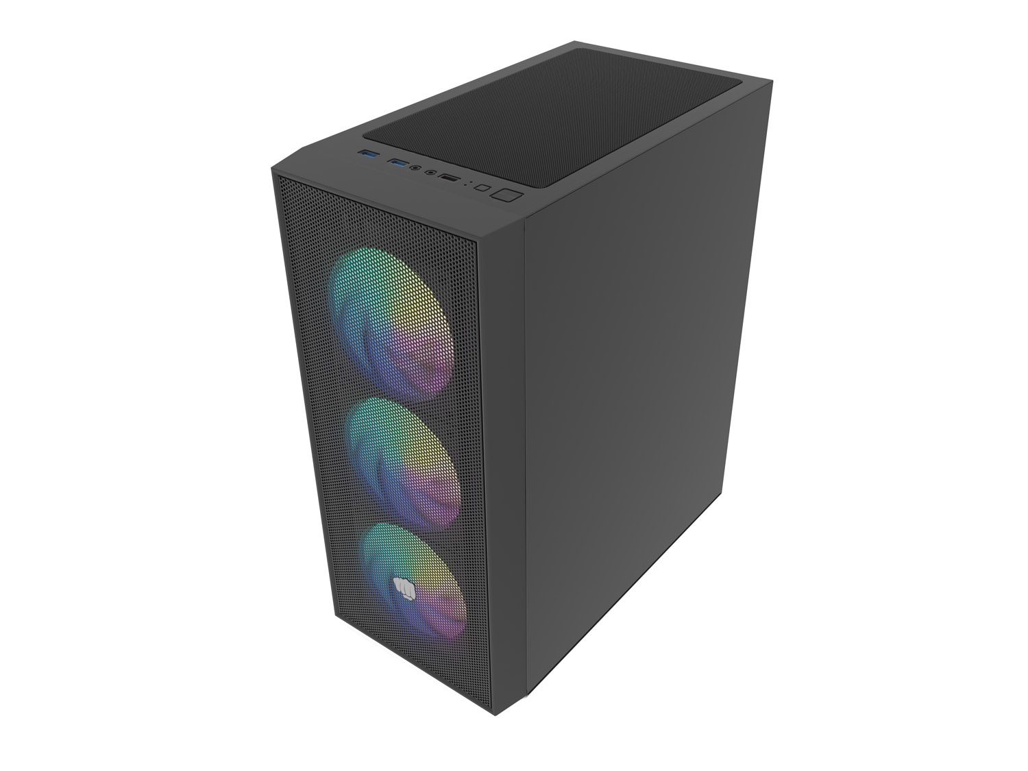 PC skriňa Fury SHOBO SH8F, ARGB, Midi Tower, Čierna 