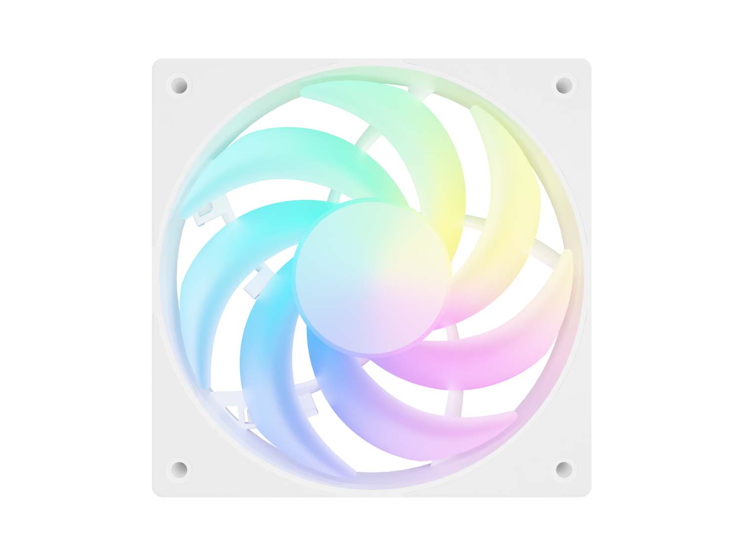 Ventilátor FURY SAI S12 ARGB PWM, Biely 