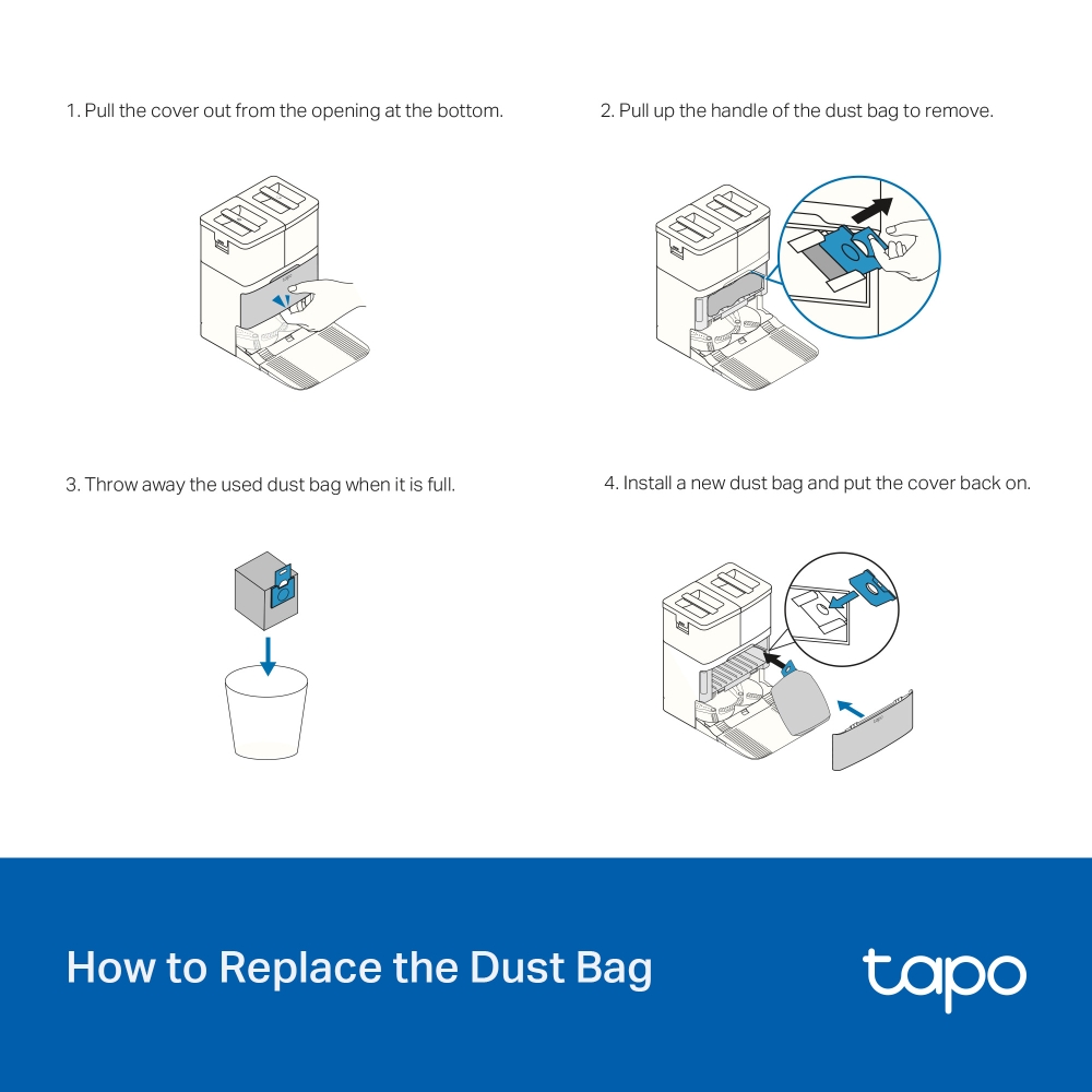 Tapo RVA210 Disposable Dust Bag 