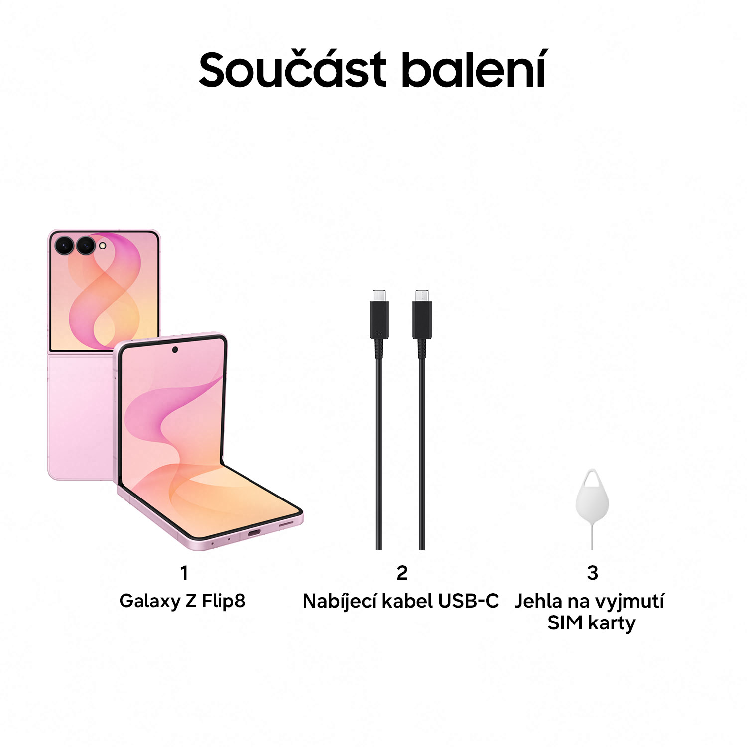 Samsung Galaxy Z Flip 8/ 12GB/ 256GB/ Pink 