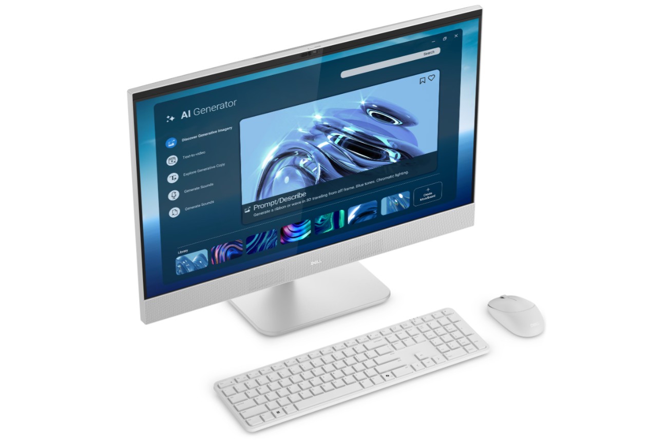 Dell/ 27 EC27260/ 27"/ QHD/ U7-355/ 32GB/ 1TB/ Intel int/ W11P/ Biela/ 1R 
