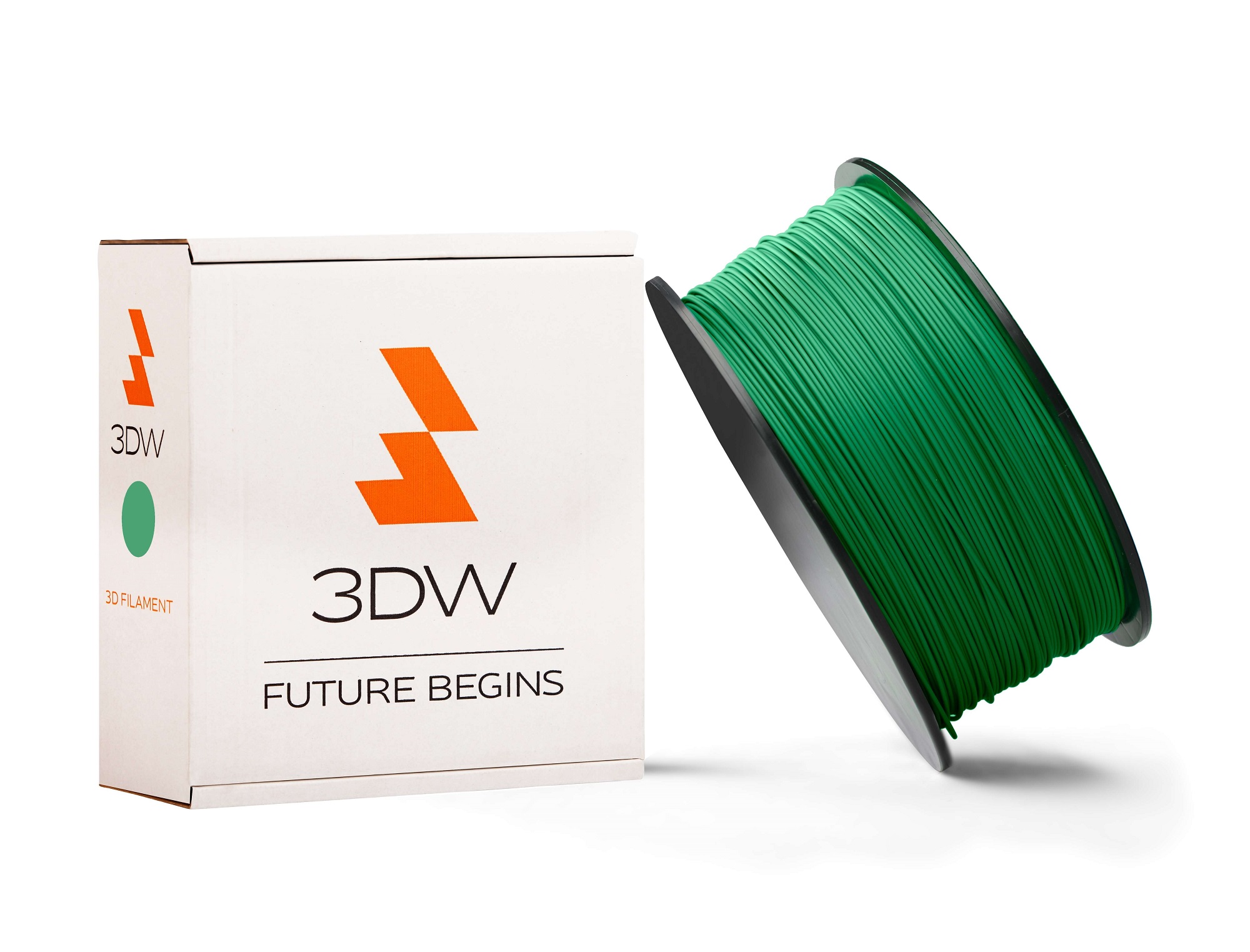 3DW - ABS filament 1, 75mm zelená, 0, 5 kg, tisk 220-250°C