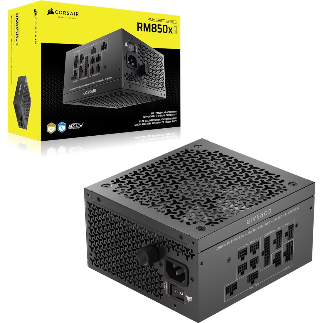 CORSAIR RM850x SHIFT 80+ GOLD, MODULAR 