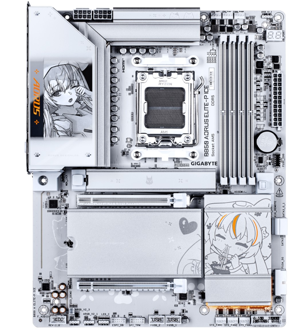Gigabyte B850 AORUS ELITE-P ICE/ AM5/ ATX 