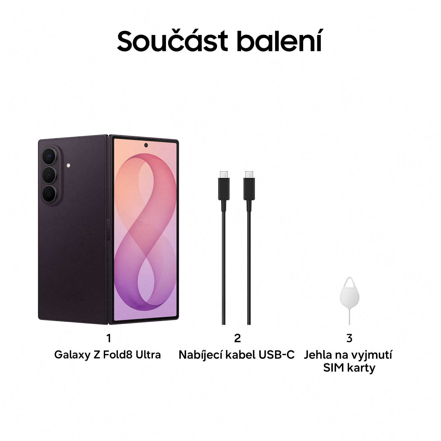 Samsung Galaxy Z Fold 8 Ultra/ 12GB/ 512GB/ Violet shadow 