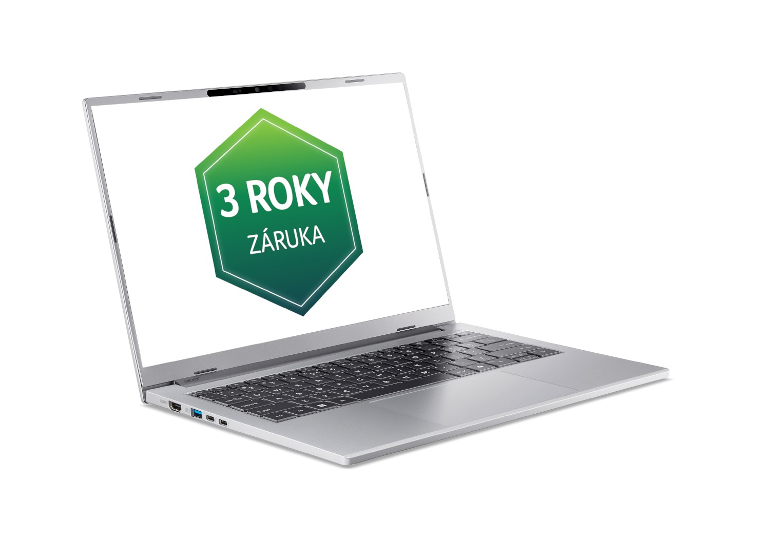 Acer Aspire 14 AI/ A14-53M-500P/ U5-226V/ 14"/ WUXGA/ 16GB/ 512GB/ Intel int/ W11H/ Silver/ 2R 