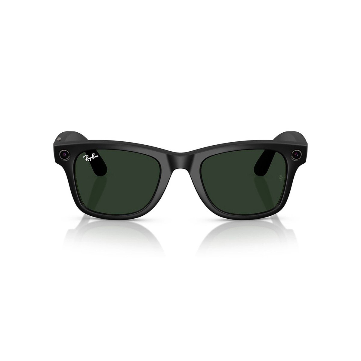 Meta Ray-Ban Gen1 Wayfarer - Matte Black/ Clear to Graphite Green Transitions (Large) 