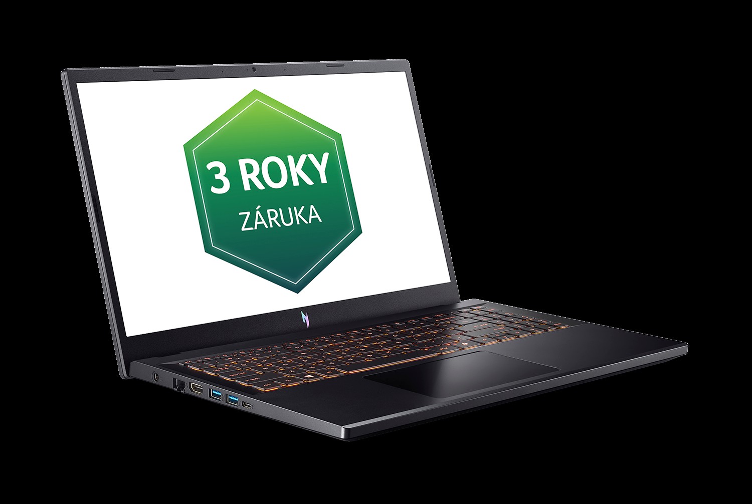 Acer Nitro V 15/ ANV15-52-57JK/ 5-210H/ 15, 6"/ FHD/ 16GB/ 1TB/ RTX 5050/ W11H/ Black/ 2R 