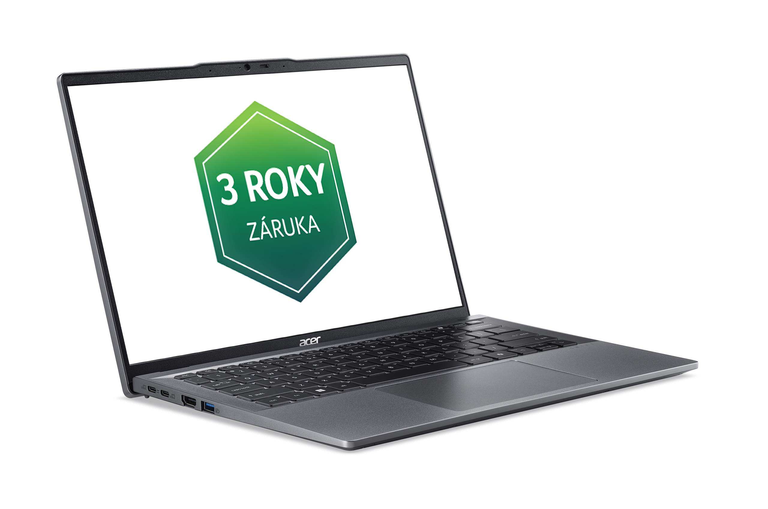 Acer Swift Go 14/ SFG14-63-R6E2/ R7-8845HS/ 14"/ 2880x1800/ 16GB/ 512GB/ AMD int/ W11H/ Gray/ 2R 