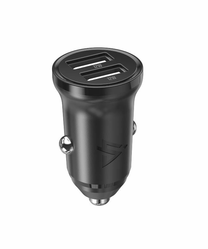 AUTONABÍJAČKA CL-01, 2, 4A, 2x USB-A ČIERNA 