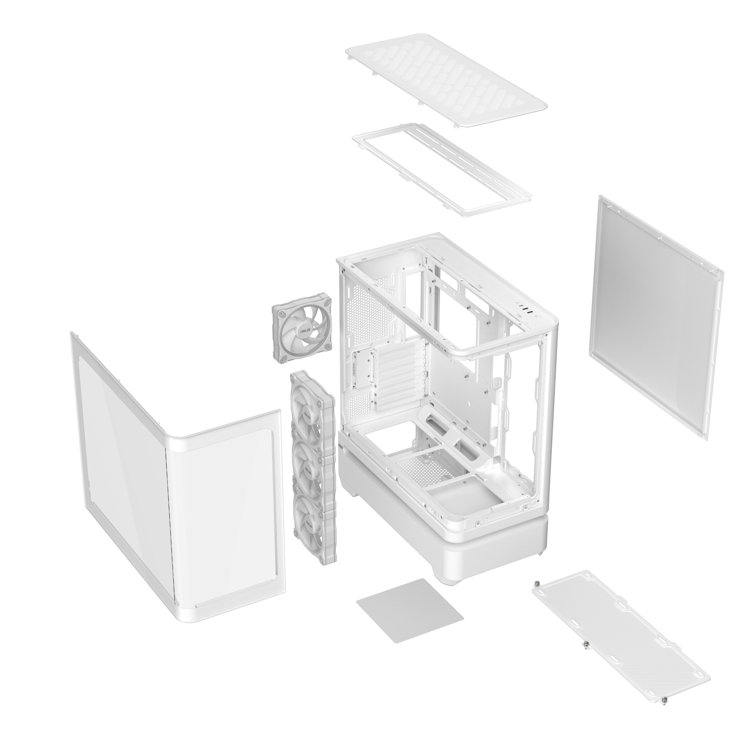 ASUS case PRIME AP304 TG ARGB WHITE 