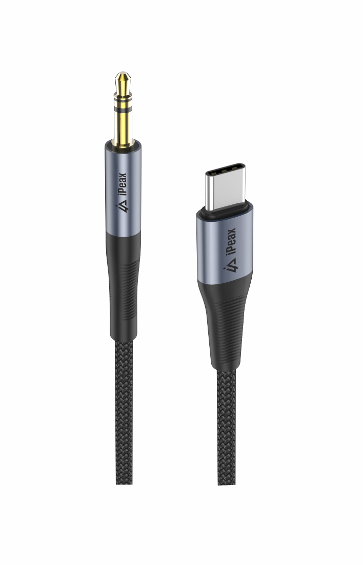 ADAPTÉR USB-C / 3, 5 MM JACK 1, 5 M ČIERNY 