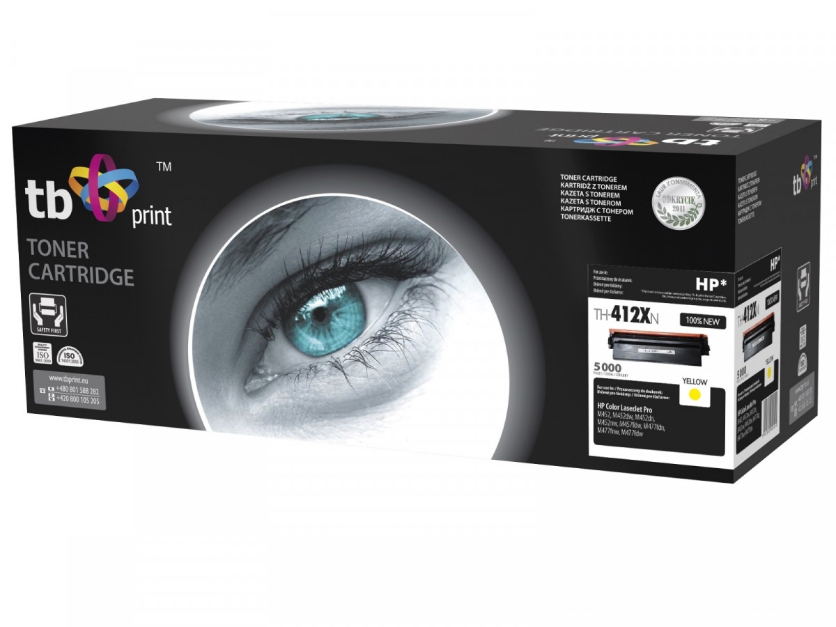 Toner TB kompat. s HP CLJ M452/ 477, Yellow, new.