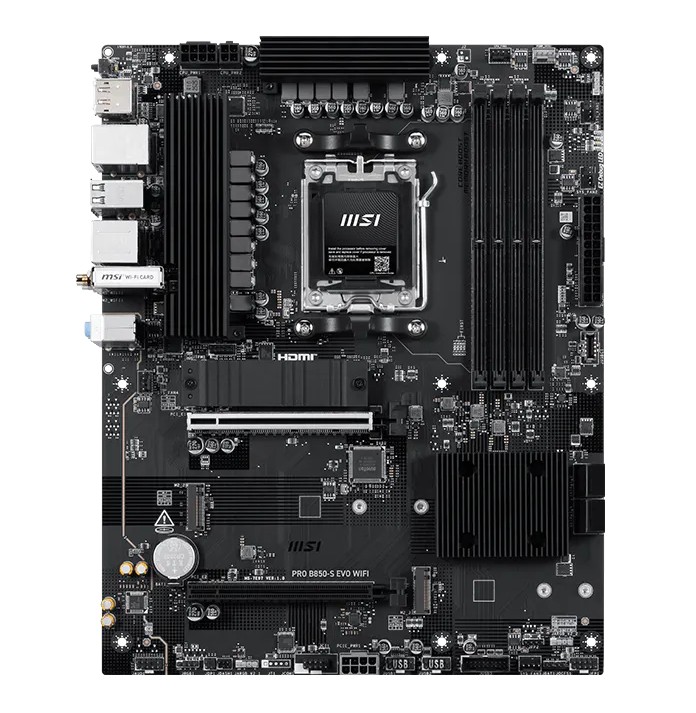 MSI PRO B850-S EVO WIFI/ AM5/ ATX 