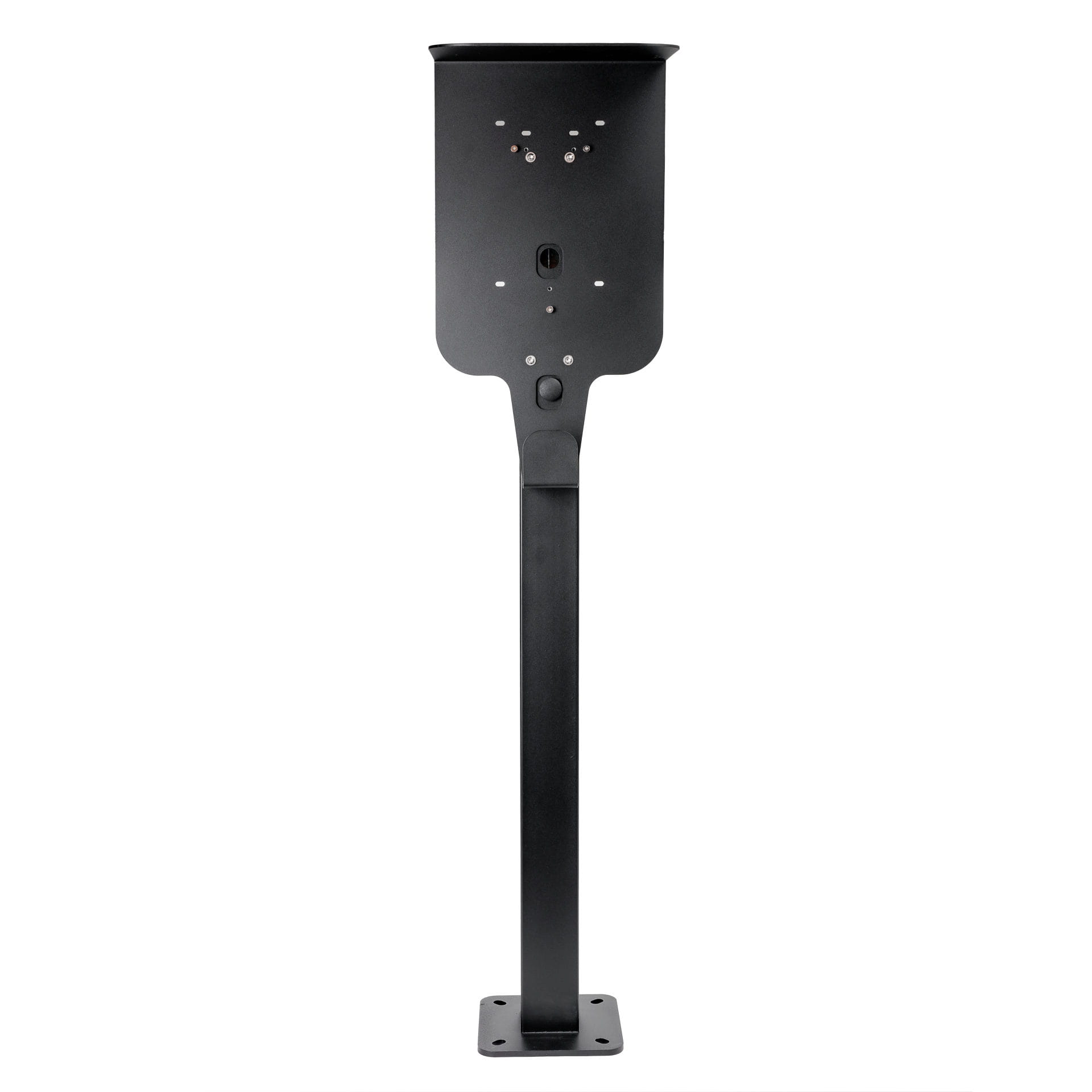 Platinet univerzálny stojan so strieškou PEVSTANDUNI pre Wallboxy, pozink, držiak kábla, 130cm, čierna 