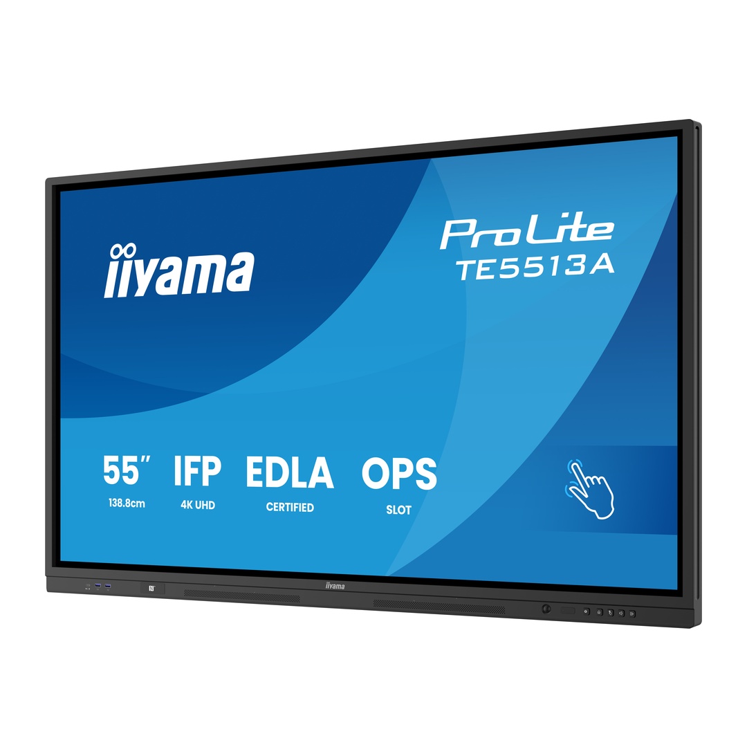 55" iiyama TE5513A-B3AG: IPS, 4K, 40P, EDLÁ 
