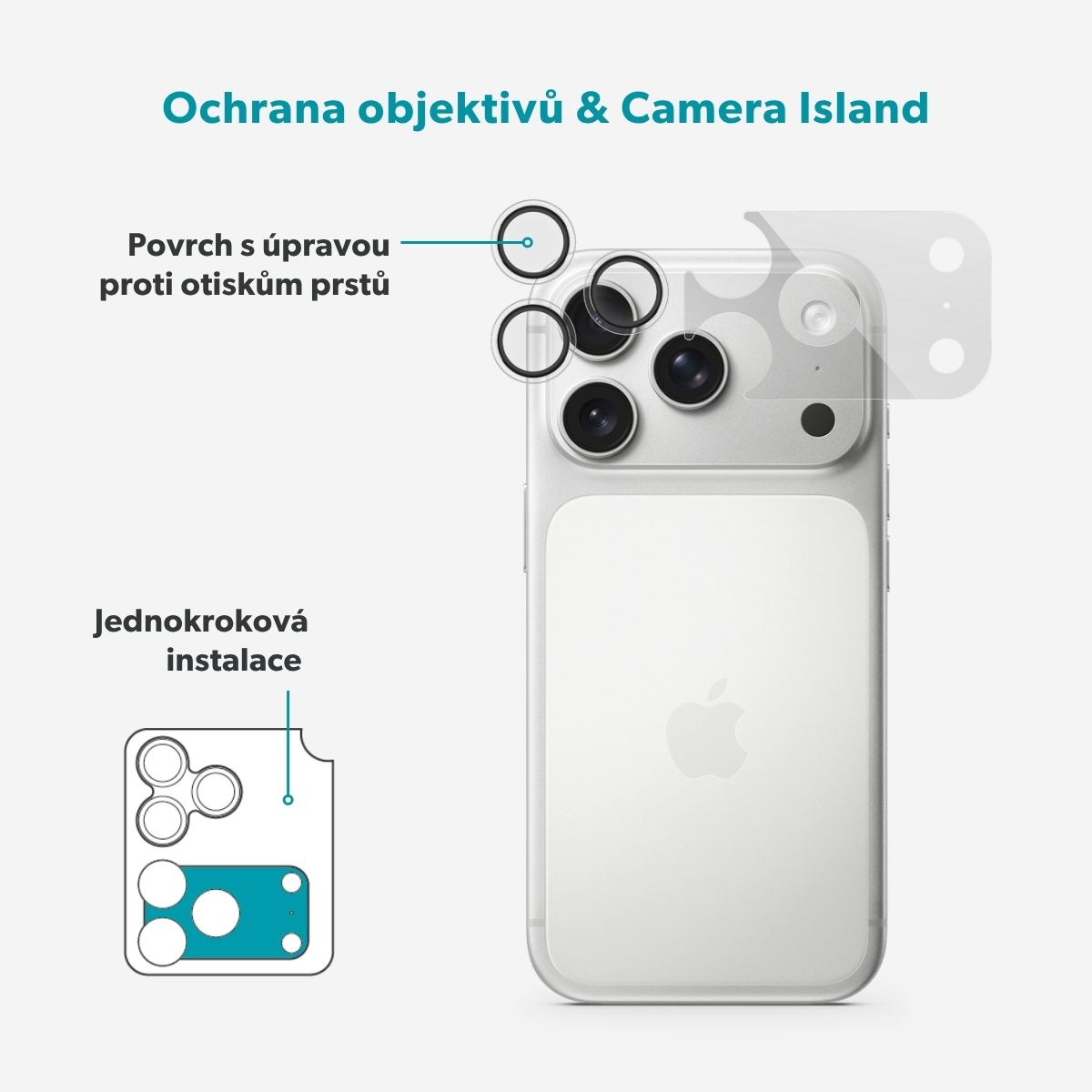 Epico Clear AntiReflective Lens Protector iPhone 18 Pro Max 