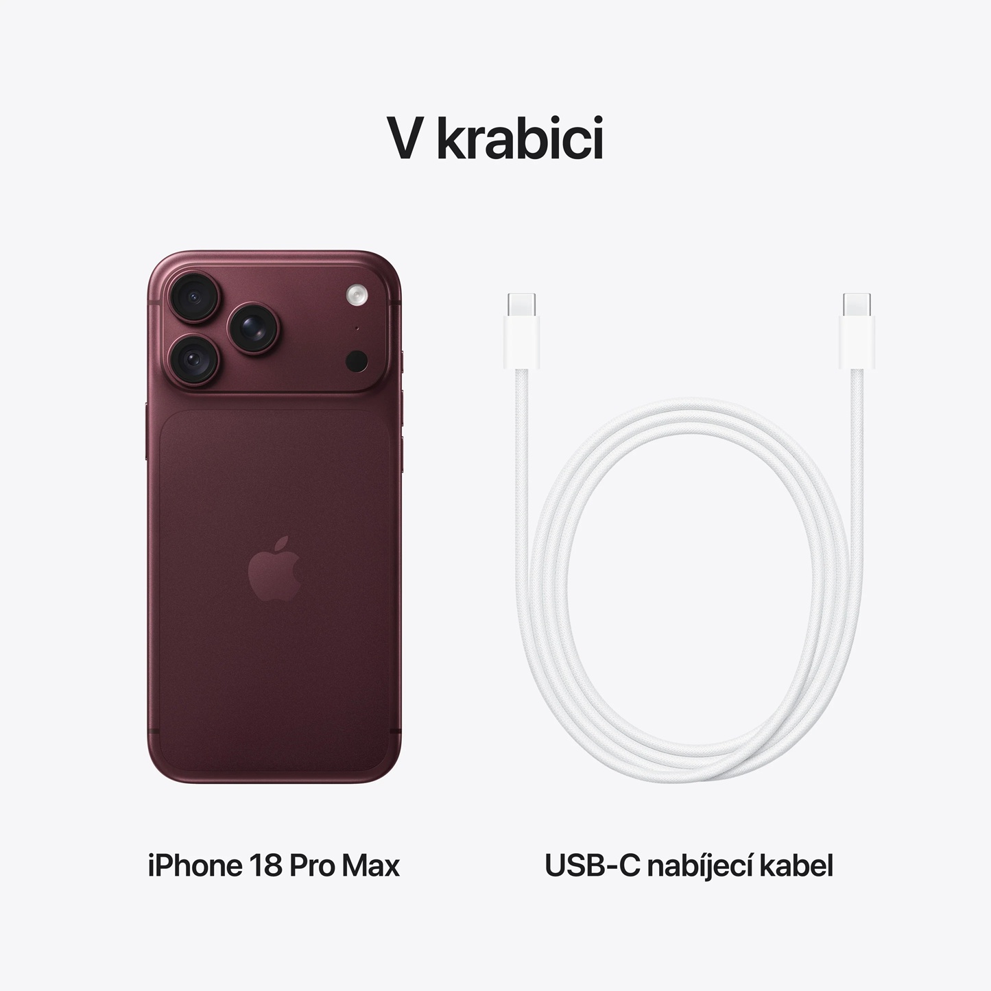 Apple iPhone 18 Pro Max/ 2TB/ Burgundská červená 